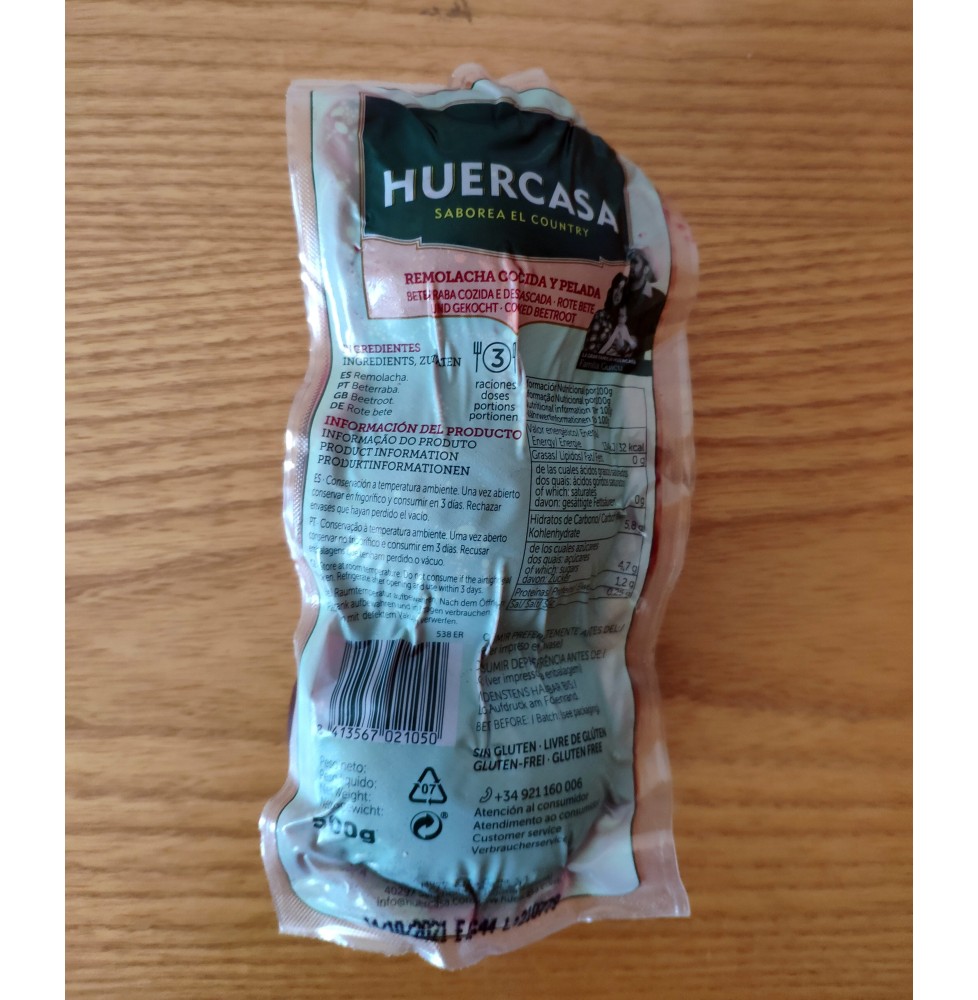 Remolacha cocida Huercasa 500 g
