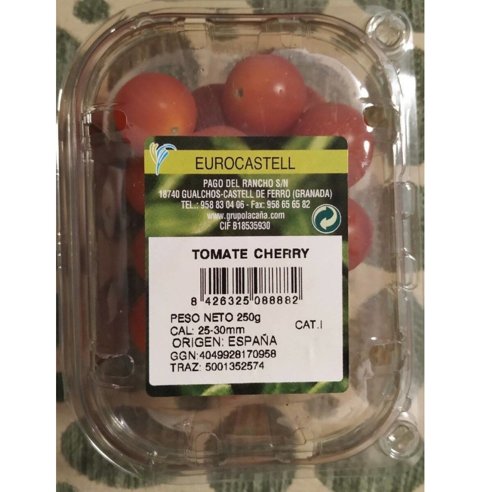 Tomate Cherry Red 250g EUROCASTELL