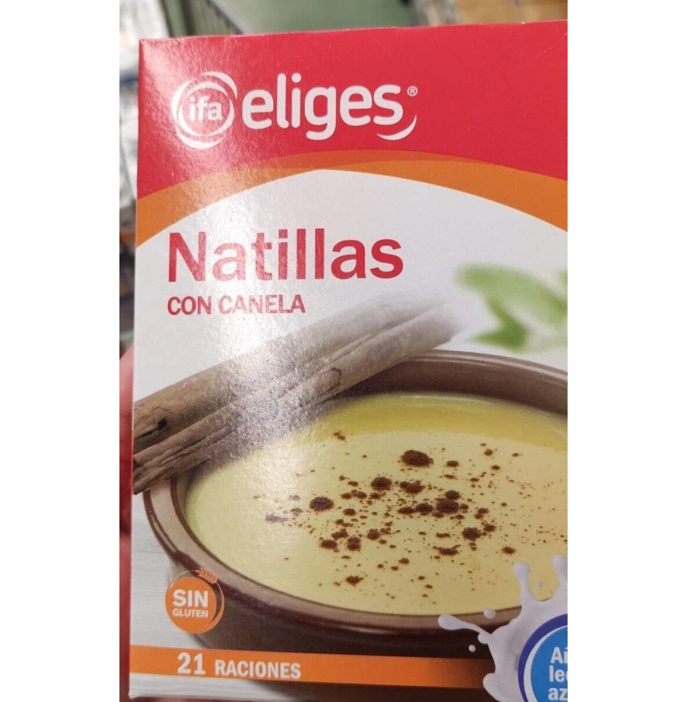 Natillas con canela