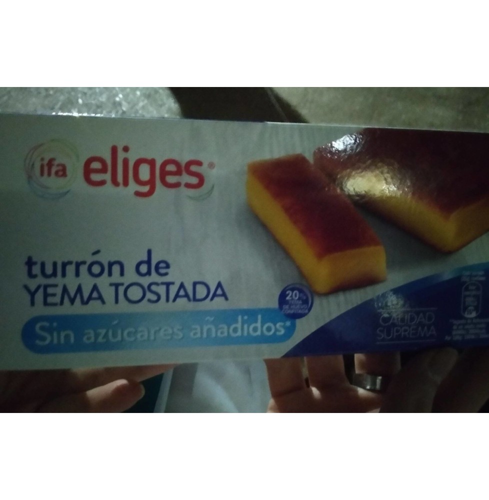 Turrón de yema tostada Eliges