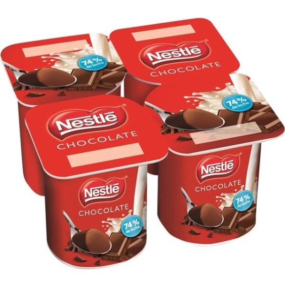 Yogur Nestlé Chocolate  500 g (4x125g)