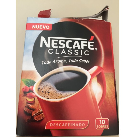 Nescafé Descafeinado (10 sobres)