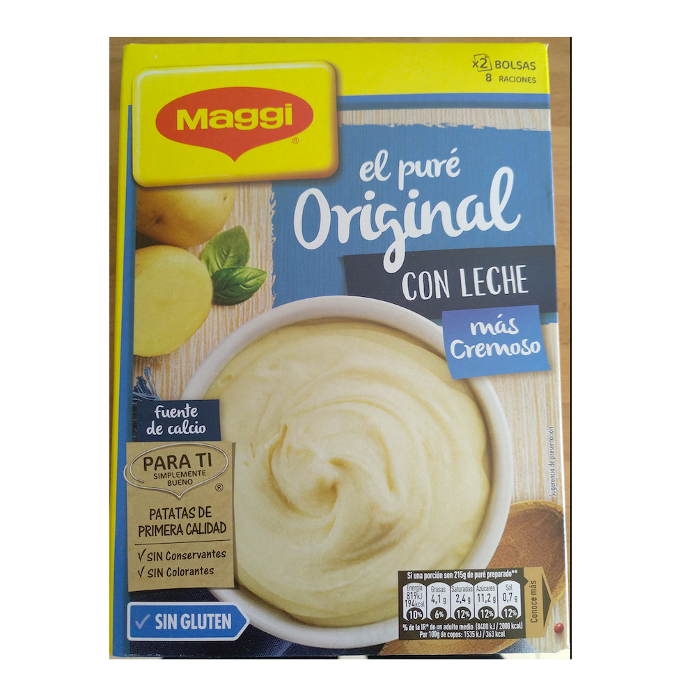 Puré de patatas Mousline