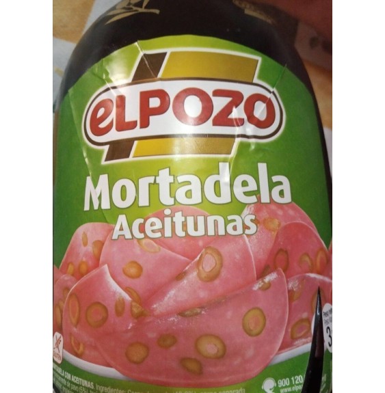 Mortadela con aceitunas el pozo 3 kg