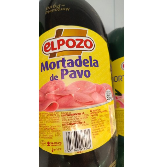 Mortadela de pavo (3.5kg) El pozo