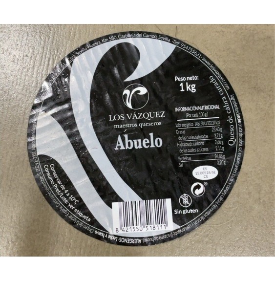 Queso mini curado el abuelo 1 kg los vazquez