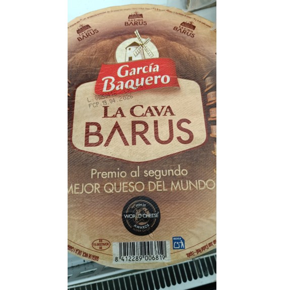 Queso La Cava Barus García Baquero