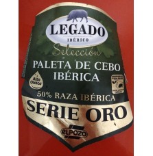 Paleta de cebo ibérica...