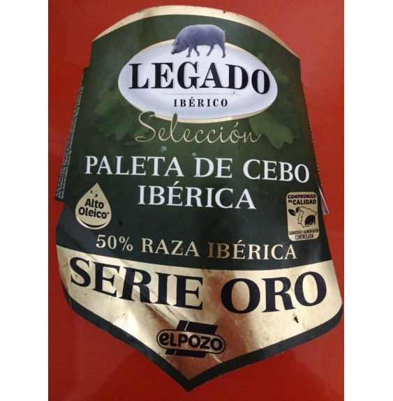 Paleta de cebo ibérica Legado Ibérico