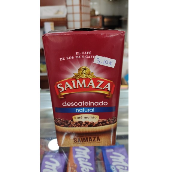 Café descafeinado molido natural 250 g Saimaza
